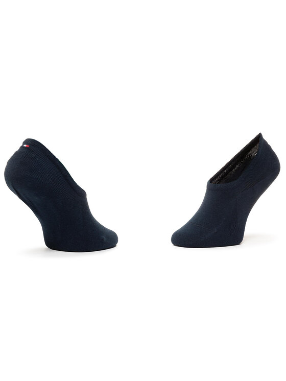 Tommy Hilfiger Tommy Hilfiger 2er-Set niedrige Damensocken 383024001 Dunkelblau
