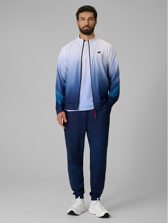 4F 4F T-Shirt AQUA FORCE Niebieski Regular Fit