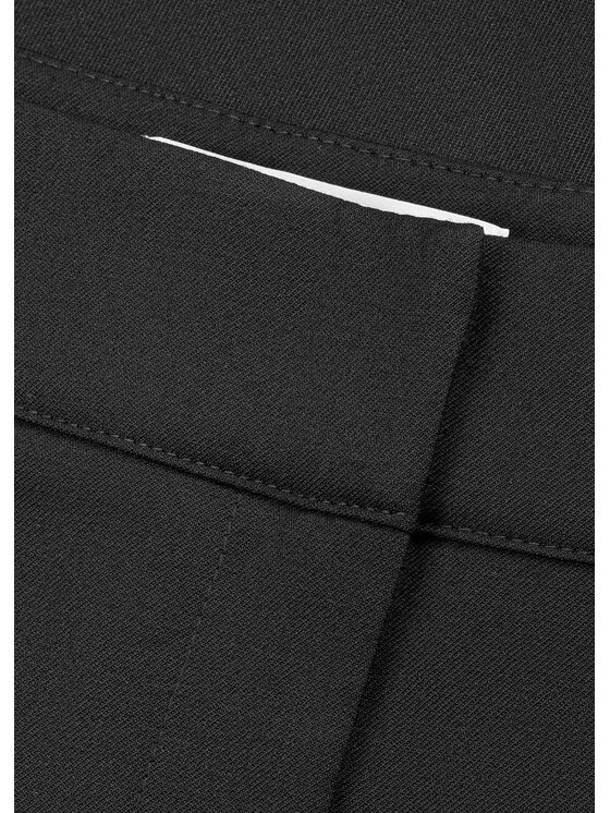 BENU BENU Spodnie garniturowe z zamkami Czarny Slim Fit
