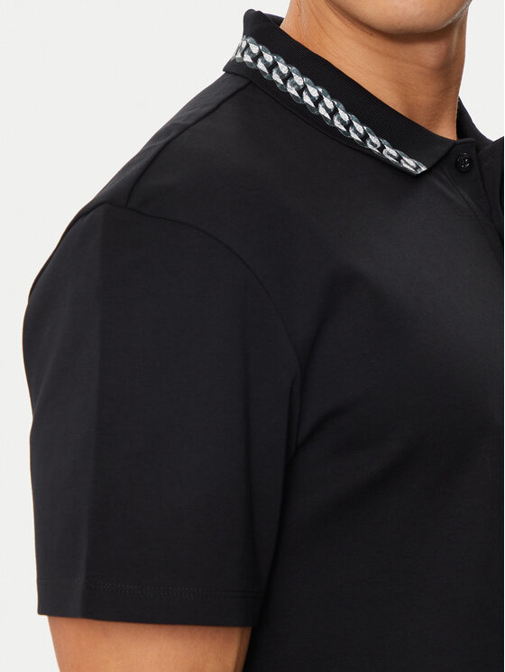 HUGO Hugo Polo majica Doucano 50510036 Črna Regular Fit