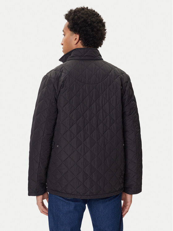 Barbour Barbour Μπουφάν μεταβατικό Chelsea MQU0006BK11 Μαύρο Regular Fit