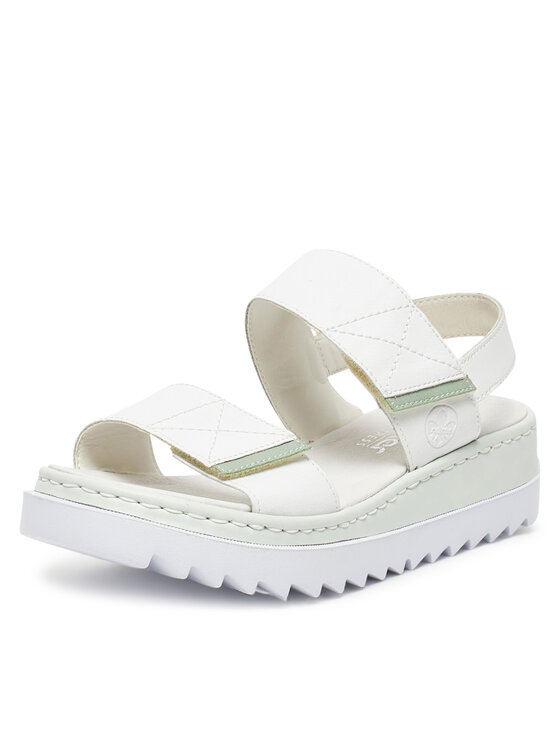 Rieker Rieker Sandalen V4475-80 Weiß