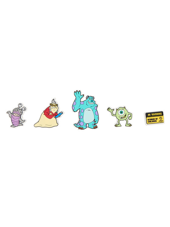 Crocs Crocs Декорация за обувки Jibbitz™ Monsters Inc 5-Pack 10014921 Цветен