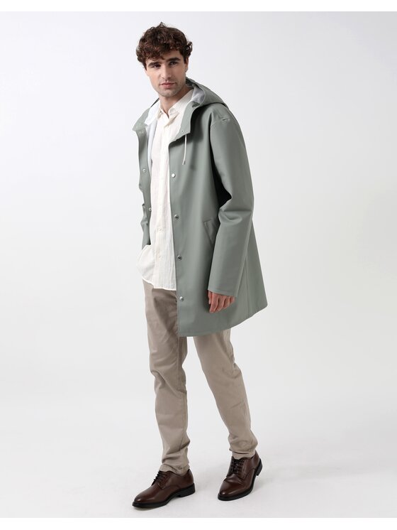 Kurtka przeciwdeszczowa VANNSKJOLD, Rozmiar S, Khaki, ELEGANCE