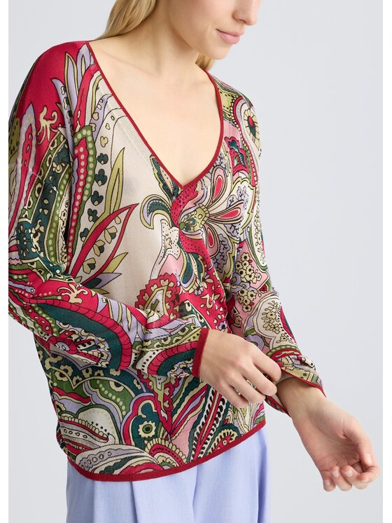 Liu Jo Liu Jo Sweter WA5476MA24OM9592 Błękitny Regular Fit