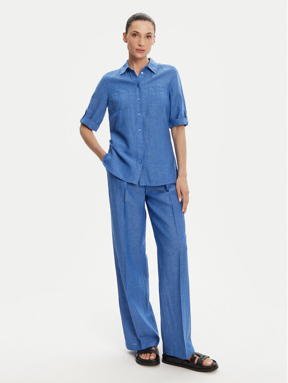 Olsen Olsen Сорочка 12002121 Голубий Regular Fit
