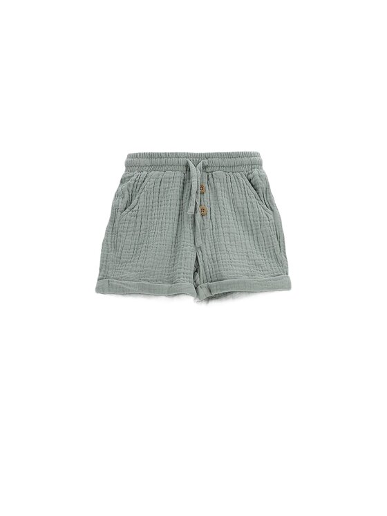Coccodrillo Coccodrillo Bavlnené šortky WC6119501IBN-011 Zelená Regular Fit