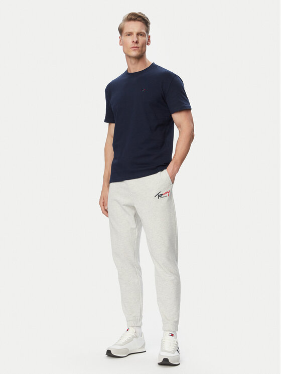 Tommy Jeans Tommy Jeans Παντελόνι φόρμας DM0DM23903 Ανοιχτό γκρι Regular Fit