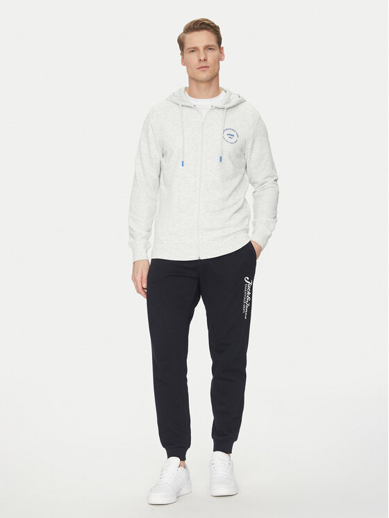 Jack&Jones Jack&Jones Majica dugih rukava Simon 12269366 Bijela Standard Fit