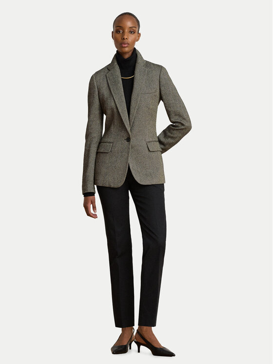 LAUREN RALPH LAUREN LAUREN RALPH LAUREN Текстилни панталони 200P14610003 Черен Slim Fit