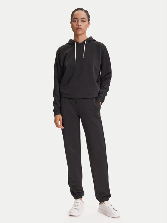 Guess Guess Teplákové kalhoty V5YB06 KBSL2 Černá Regular Fit
