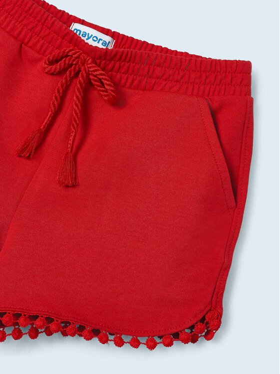 Mayoral Mayoral Stoffshorts 607 Rot Regular Fit