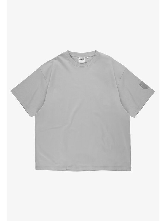 PROSTO. PROSTO. T-Shirt KL261MTEE1101-Shield Splash Szary Oversize