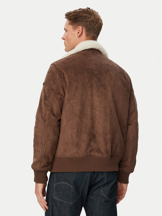 Guess Guess Kunstfellmantel M6BL41 K6733 Braun Regular Fit