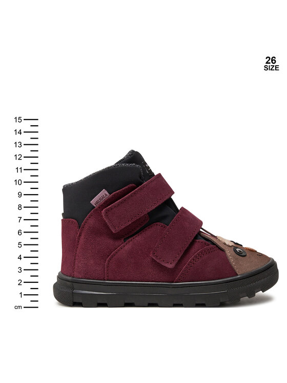 Mrugała Mrugała Gležnjarji Andy 6280/4-55 Bordo rdeča