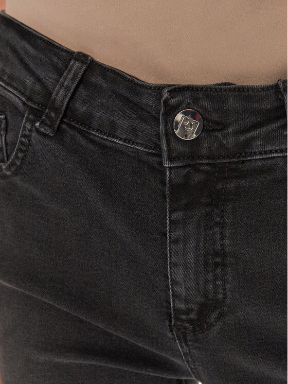 Rinascimento Rinascimento Jeans hlače CFC0120190003 Črna Flare Fit