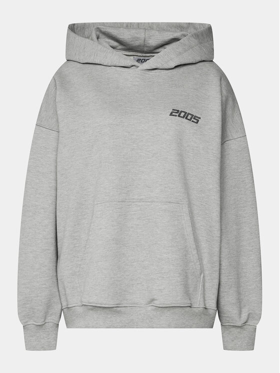 2005 2005 Bluză Unisex Basic Hoodie Gri Relaxed Fit