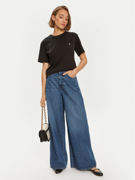 Weekend Max Mara Weekend Max Mara Jeansy Abitata 2425186061600 Tmavomodrá Wide Leg