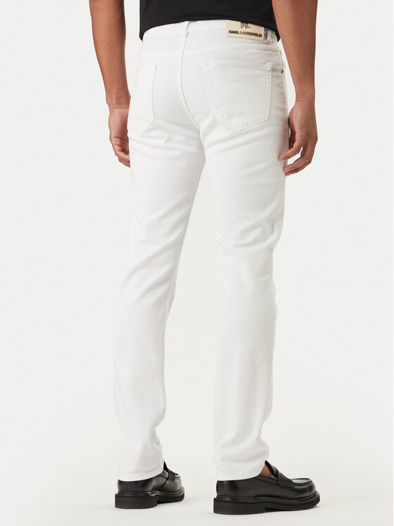 KARL LAGERFELD KARL LAGERFELD Džínsy 265501 562820 Biela Slim Fit