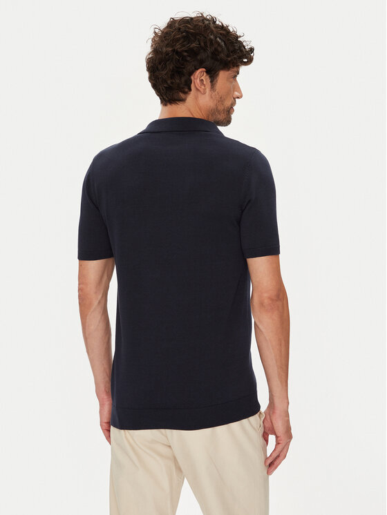 U.S. Polo Assn. U.S. Polo Assn. Polo MUP3554 Granatowy Slim Fit
