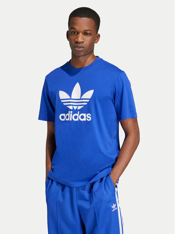 adidas Tricou adicolor Trefoil IZ3058 Albastru Regular Fit
