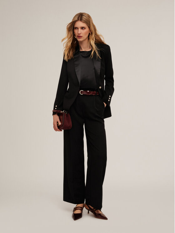 Motivi Motivi Giacca di transizione Q633Q000790N033 Nero Regular Fit