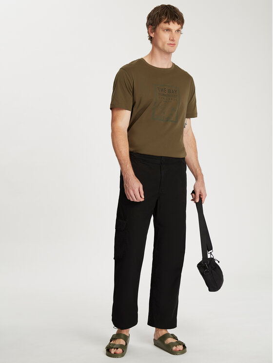 Cross Jeans Cross Jeans T-Shirt 16090-002 Khaki Regular Fit