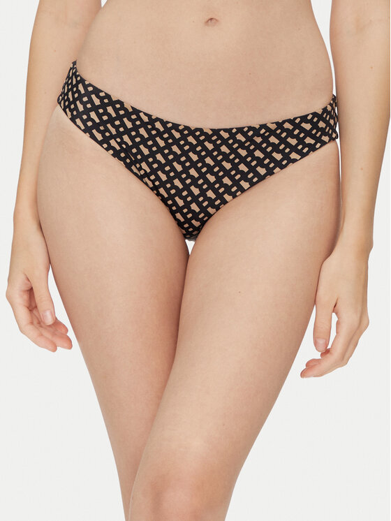 BOSS BOSS Bikini partea de jos Bb Monogram 50535285 Negru Regular Fit