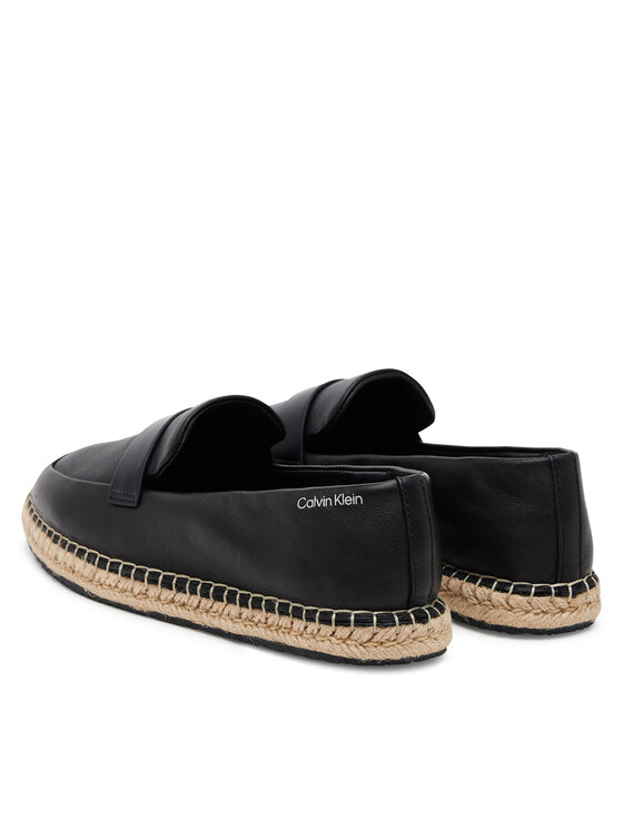 Calvin Klein Calvin Klein Espadryle Espadrille W/Ck Hw - Lth HW0HW02390 Czarny