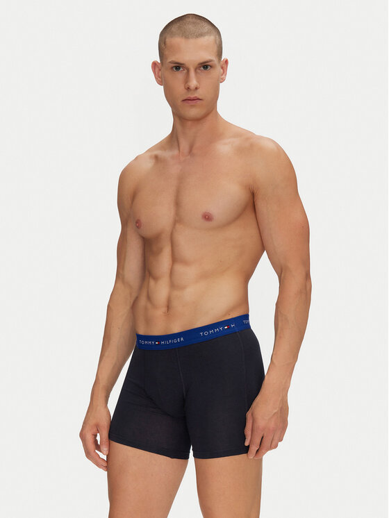 Tommy Hilfiger Tommy Hilfiger Σετ μποξεράκια 3 τμχ UM0UM02765 Σκούρο μπλε