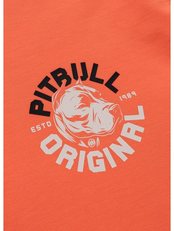 PITBULL PITBULL Bluza DOG SD Pomarańczowy Regular Fit