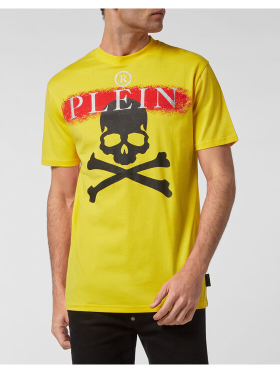 PHILIPP PLEIN PHILIPP PLEIN T-Shirt 777 Žlutá Regular Fit