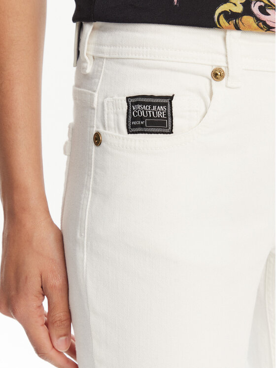 Versace Jeans Couture Versace Jeans Couture Džinsai 78HAB5K1 Balta Skinny Fit