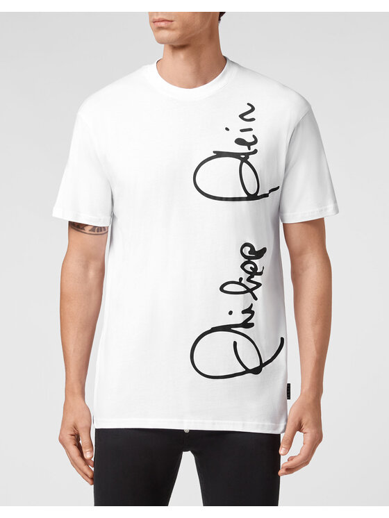 PHILIPP PLEIN PHILIPP PLEIN T-Shirt 10411 Bílá Regular Fit