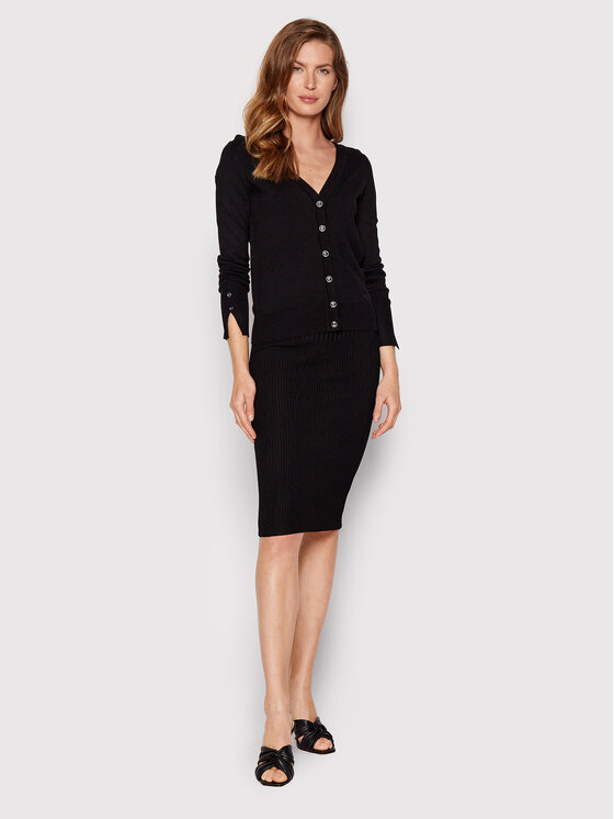 Guess Guess Kardigan Zena W2YR33 Z2V62 Crna Regular Fit