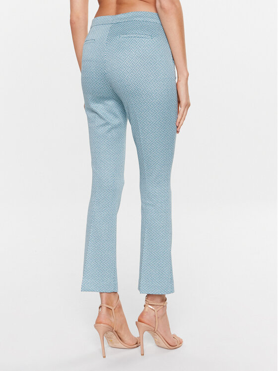 Liu Jo Liu Jo Spodnie materiałowe CA3409 J1919 Niebieski Regular Fit