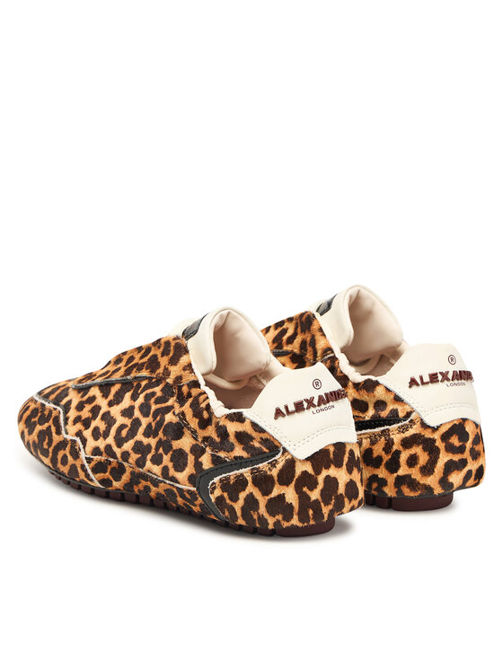 Alexander Smith Alexander Smith Sneakersy River Woman Pony Leopard ALBERSW-9565 MAC Brązowy