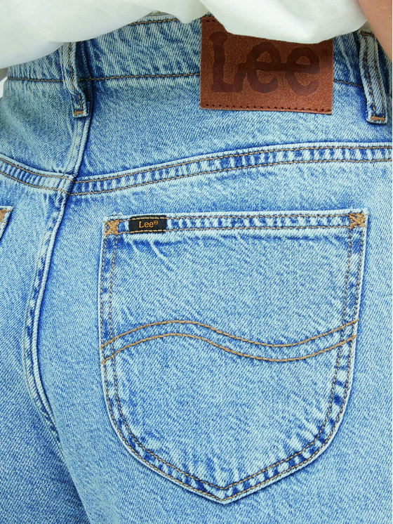 Lee Lee Jeansy Elasticated Carol L34THLB11 112330490 Niebieski Regular Fit