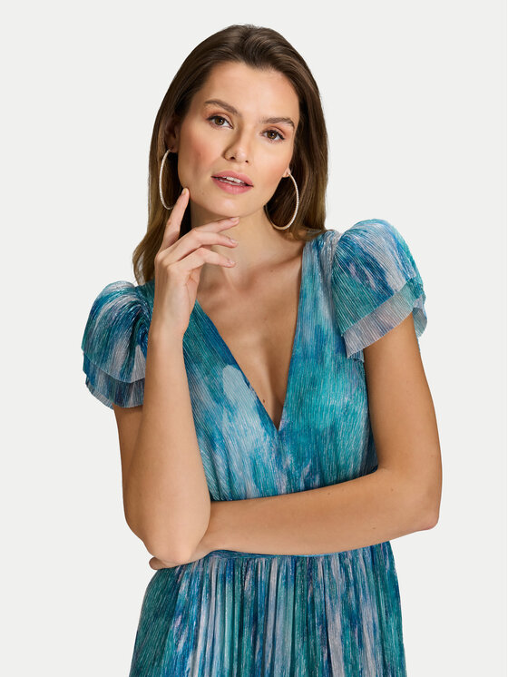Swing Swing Večerna obleka 5AI18000 Modra Regular Fit