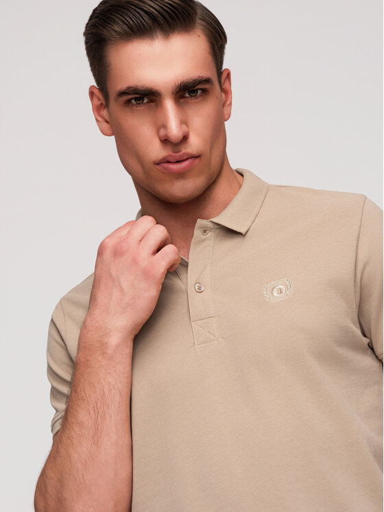 Ombre Ombre Polo OM-POBS-0171 Kolorowy Regular Fit