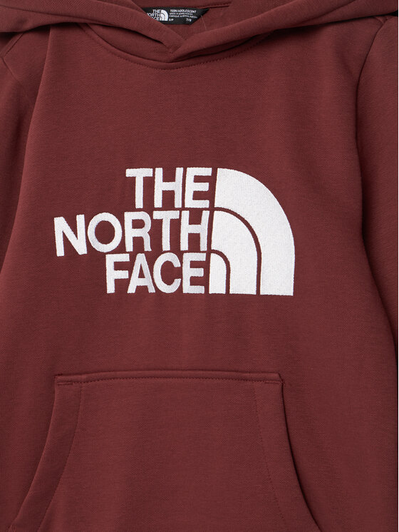 The North Face The North Face Bluză Drew Peak NF0A8EHH Vișiniu Relaxed Fit