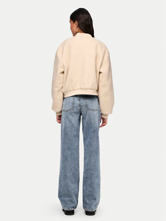 Pieces Pieces Bomber stila jaka Fully 17152505 Krēmkrāsas Regular Fit