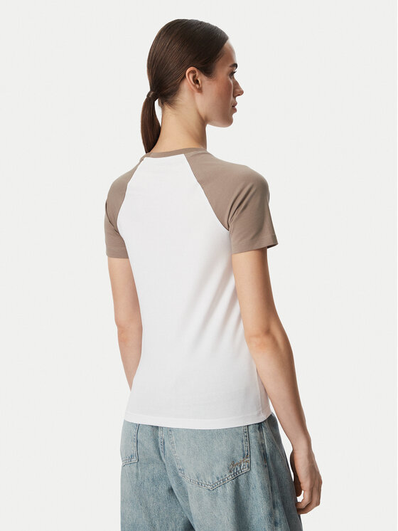 Guess Jeans Guess Jeans Marškinėliai W6YI04 K3637 Balta Regular Fit
