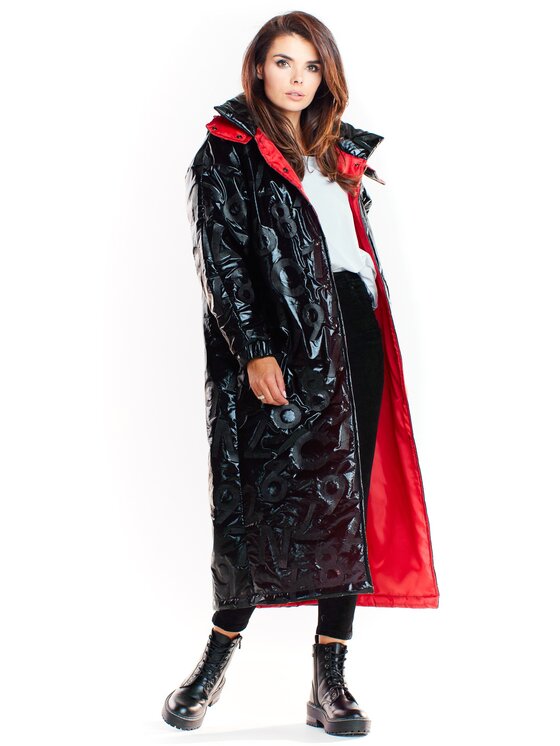 Awama Awama Giacca da donna A338 Nero Basic Fit