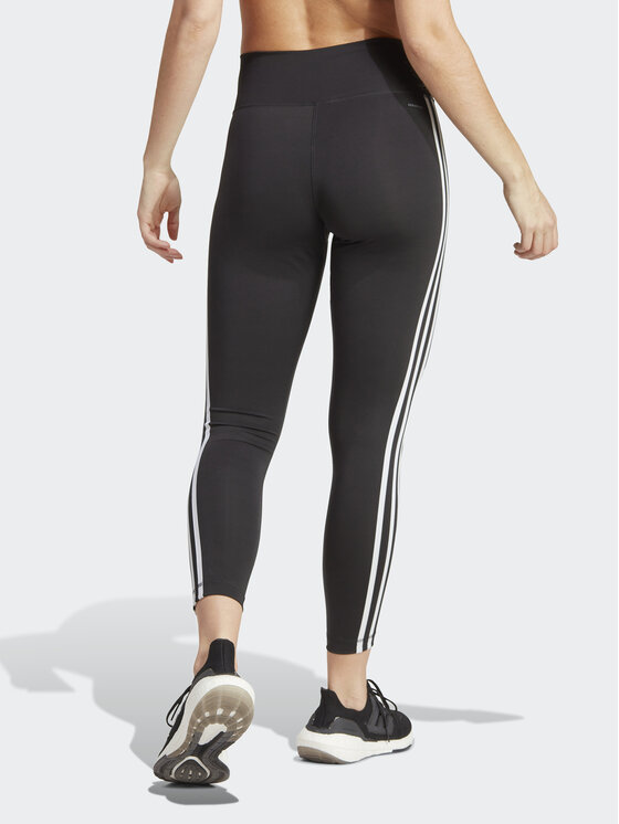 adidas adidas Leggings Train Essentials 3-Stripes High-Waisted 7/8 Leggings HT5438 Crna