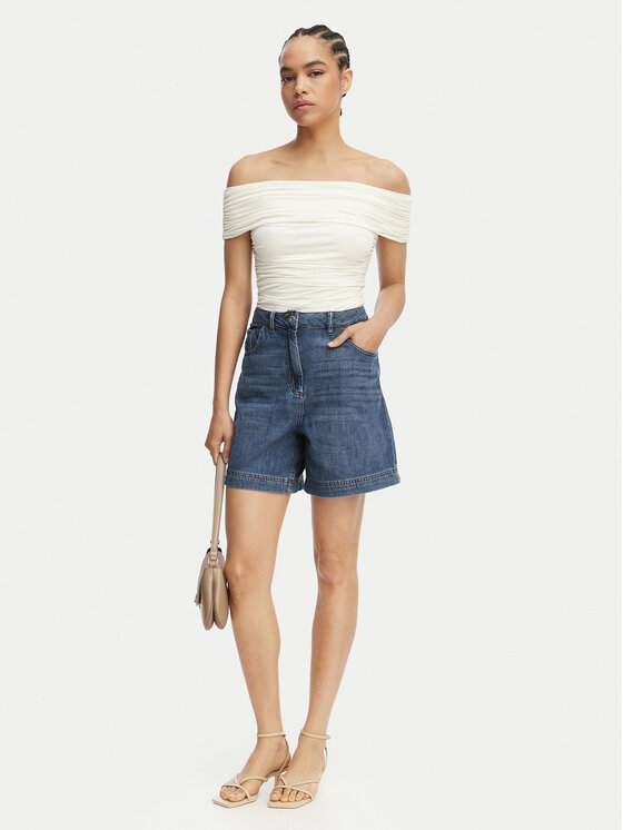 French Connection French Connection Τζιν σορτσάκια 79FZG Μπλε Boyfriend Fit