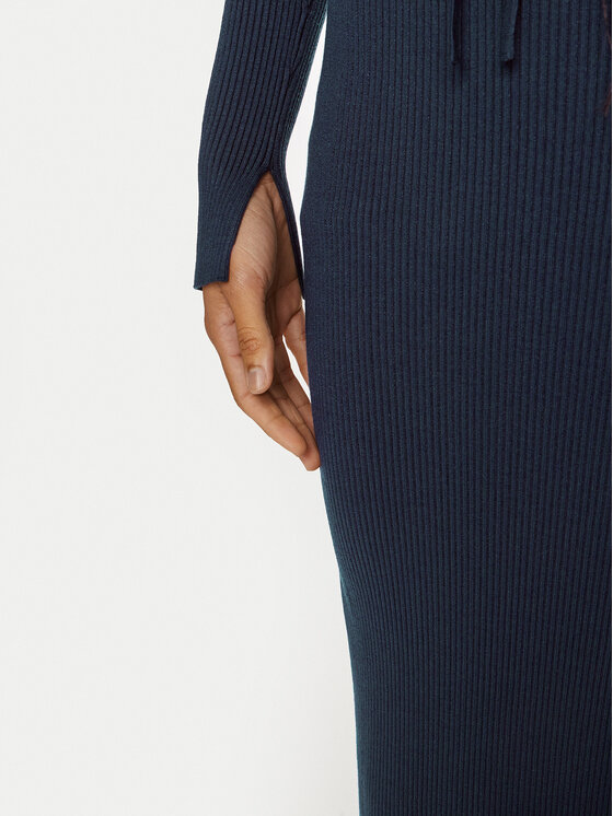 TWINSET TWINSET Sukienka dzianinowa 242TP3081 Granatowy Regular Fit