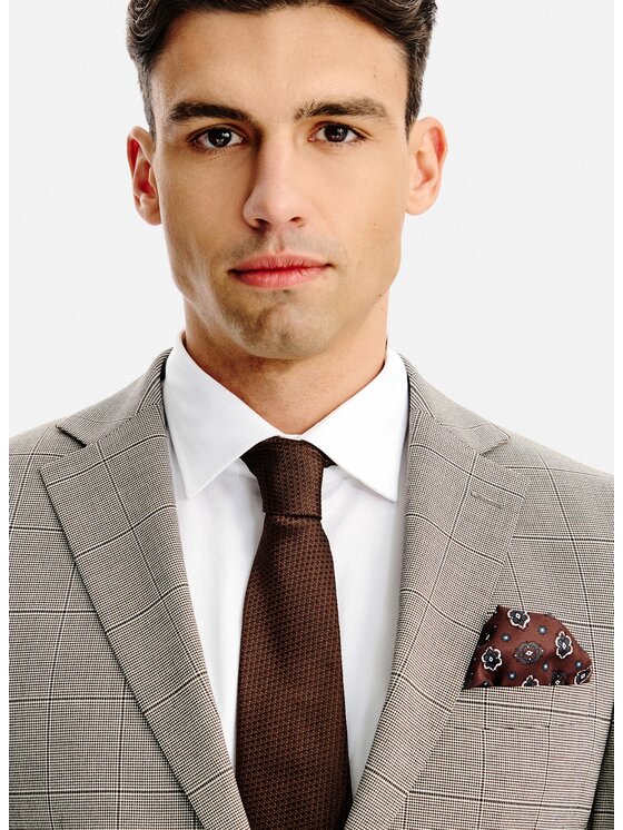 Pako Lorente Pako Lorente Marynarka P26SF-3G-020 Brązowy Slim Fit