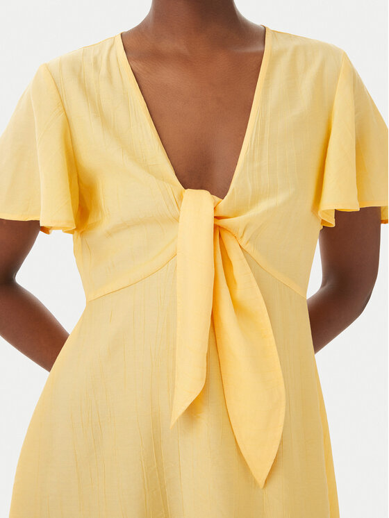 Vero Moda Vero Moda Kleid für den Alltag Vira 10340739 Gelb Regular Fit