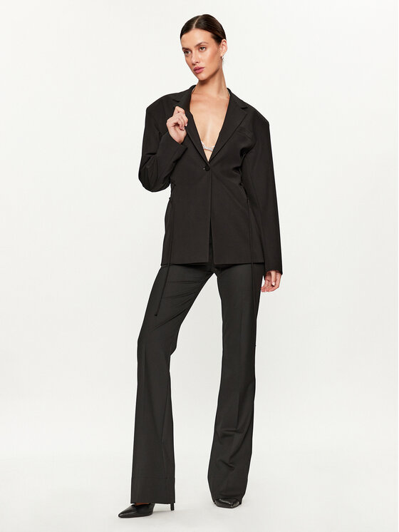 PINKO Pinko Spodnie materiałowe Phanton 102263 A18G Czarny Regular Fit